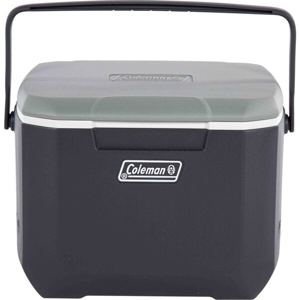 Coleman Plastic Cooler Personal Hard Cooler Outdoor Camping 15L Black/Grey