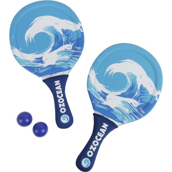 4pc Ozocean Oz Ocean Neoprene Beach Paddle Set Outdoor Camping/Hiking 38x21cm