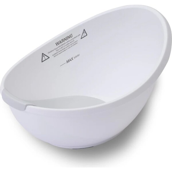 Bubble Baby Bath with Bath Seat & Newborn Insert - White