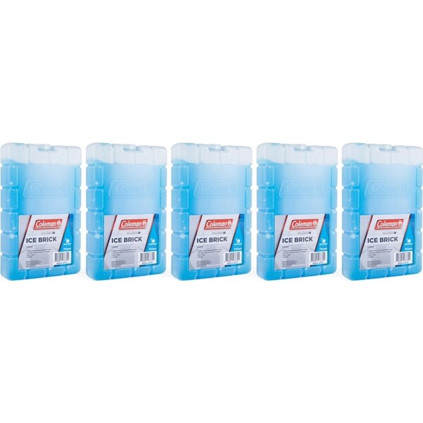 5x Coleman Ice Brick Portable Cooler Large Outdoor Camping/Hiking Equipment Blue