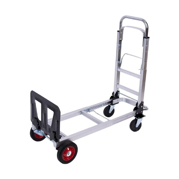 Hand Truck 2 in 1 Folding Dolly Cart 180kg Capacity Heavy Duty Aluminium