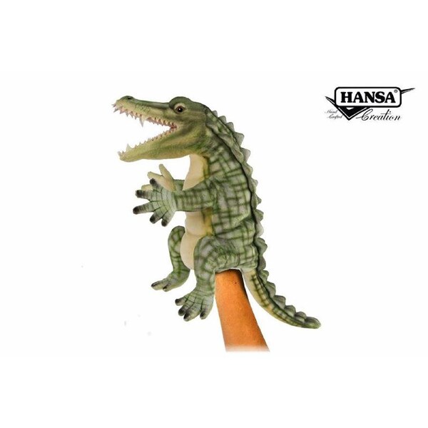 Hansa Creation Hand Puppet Crocodile 27cm CA Australia HC8467