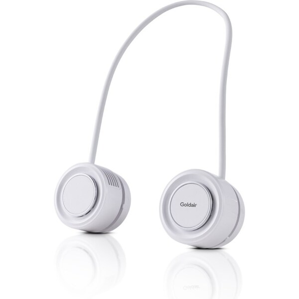 Goldair USB-C Rechargeable Telescopic Adjustable Length Neck Fan 1650mAh Battery