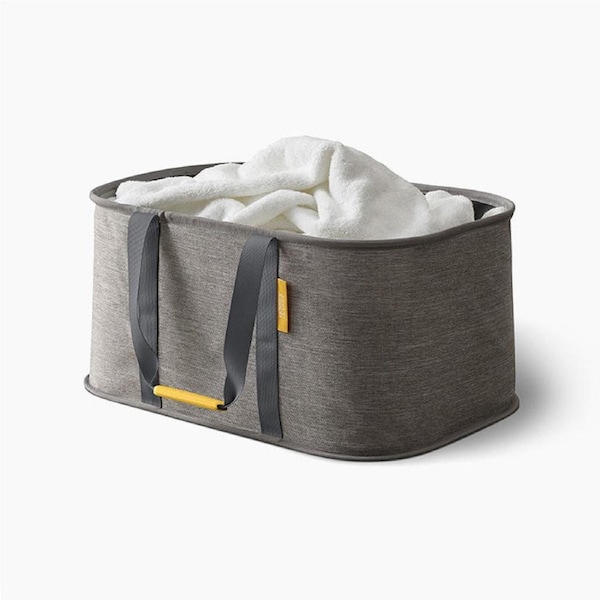 Joseph Joseph Hold-All Grey Collapsible 35L Laundry Basket