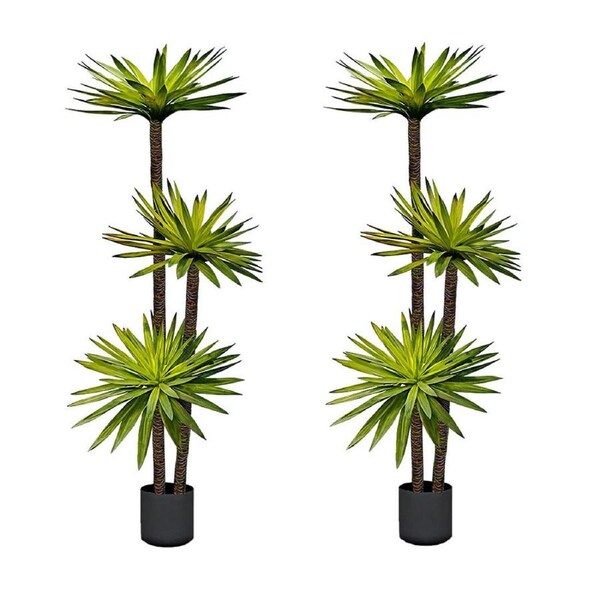 SOGA 2X 180cm Yucca Tree Giant Palm Lily Living Room Artificial Plant Home Accent Decor
