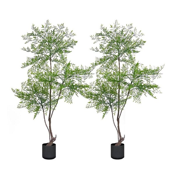 SOGA 2X 150cm Nandina Heavenly Bamboo Tree Artificial Plant Home Accent Decor