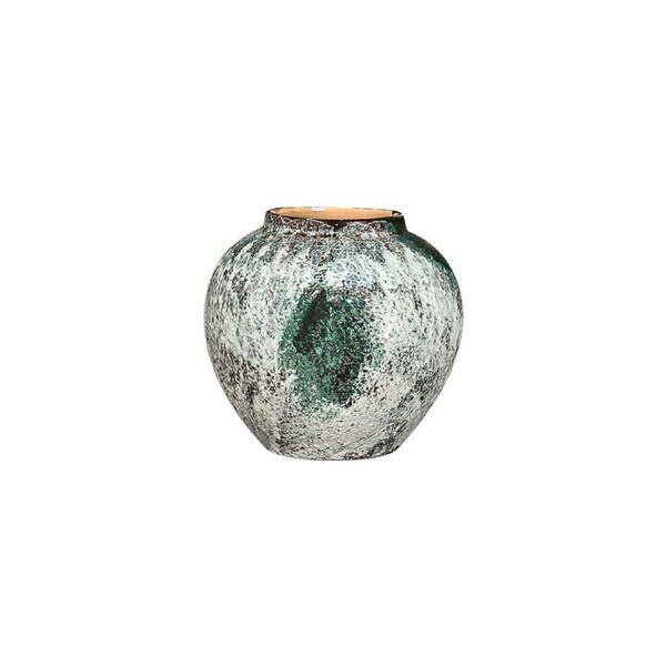 SOGA 21x22cm Green Small Ceramic Flower Vase Elegant Living Room Home Decor