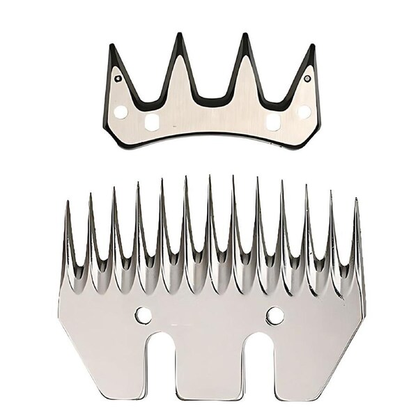 13 Teeth Blade Replacement Blade for Electric Sheep Shears Heavy duty Wool Animal Clipper Grooming Kit 6 Speed for Shearing Sheep Goats Cattle Farm Livestock Pet With 5m Cord