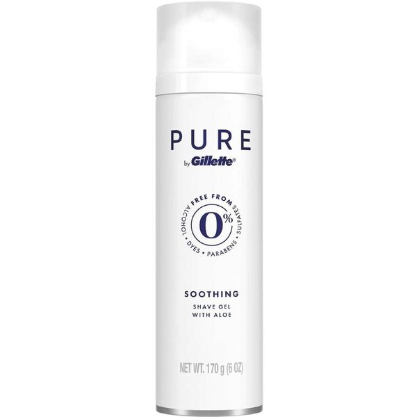 Gillette Shaving Gel Pure with Aloe Vera Soothing 170g