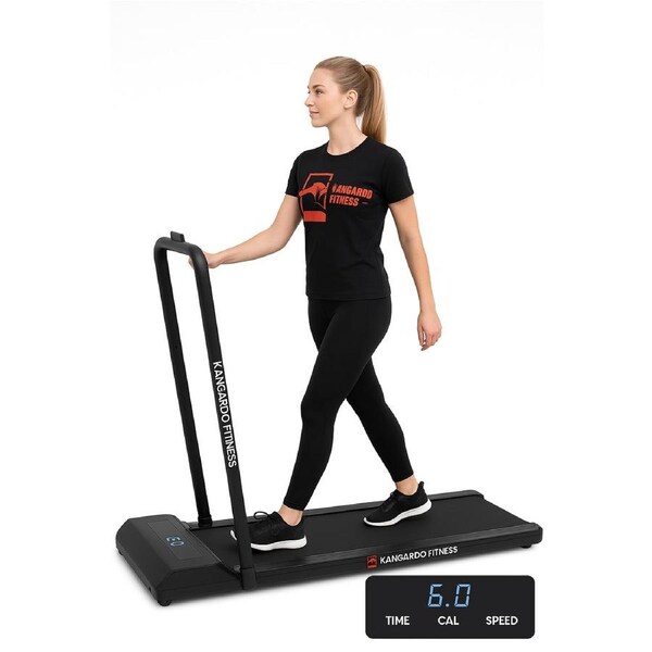 Kangaroo Fitness Foldable Walking Treadmill with Remote Control