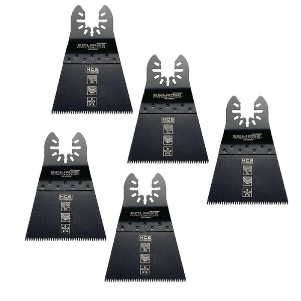 5PK Eclipse Pro Tools Oscillating Japanese Tooth Blade 68mm Wood Plastic Cutter