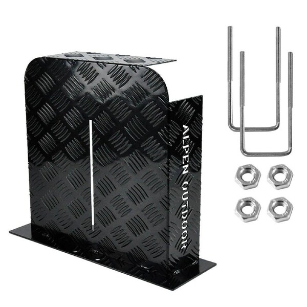 Alpen Outdoor Base Mount 2mm Thickness Aluminium Diesel Heater Fuel Tank Cover Double Side for 10L 15L Fuel Tank Black