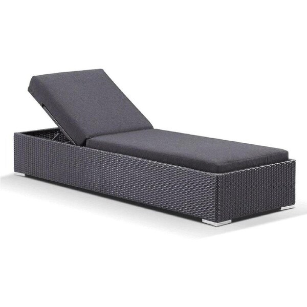Breeze Outdoor Wicker Pool Sun Lounge Set with Table - Outdoor Sun Lounges