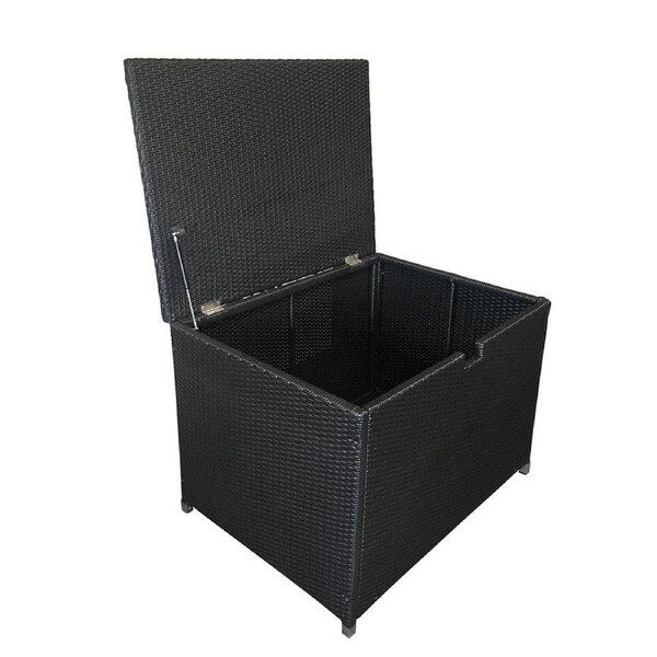 Alpha Outdoor Wicker Storage Box - Outdoor Furniture Accessories