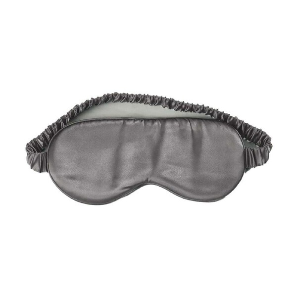 Canningvale Beautysilks Eye Mask Light-Blocking Adjustable Sleep Aid Platinum