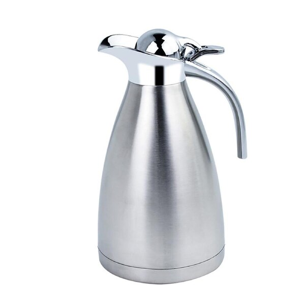 SOGA 1.5L Silver Color 3-Layer Inner Stainless Steel, Vacuum Insulated and Outer Stainless Steel Thermal Flask
