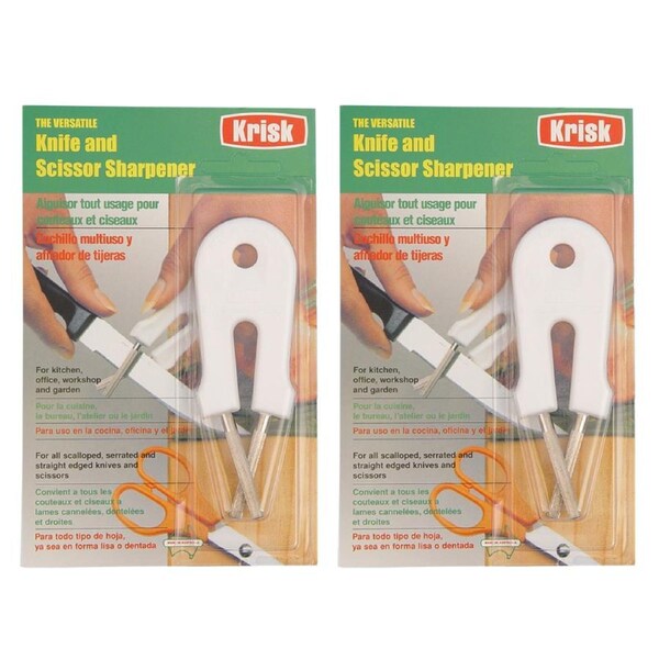 Krisk Sharpener White Pack of 2