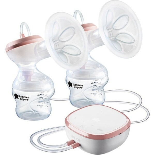 Tommee Tippee Made for Me Double Electric Portable Soft Breast Pump w/ Bottle