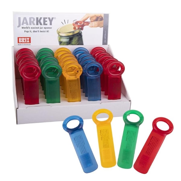 Brix Jarkey Frost Jar Opener - Assorted Colours - Set of 2