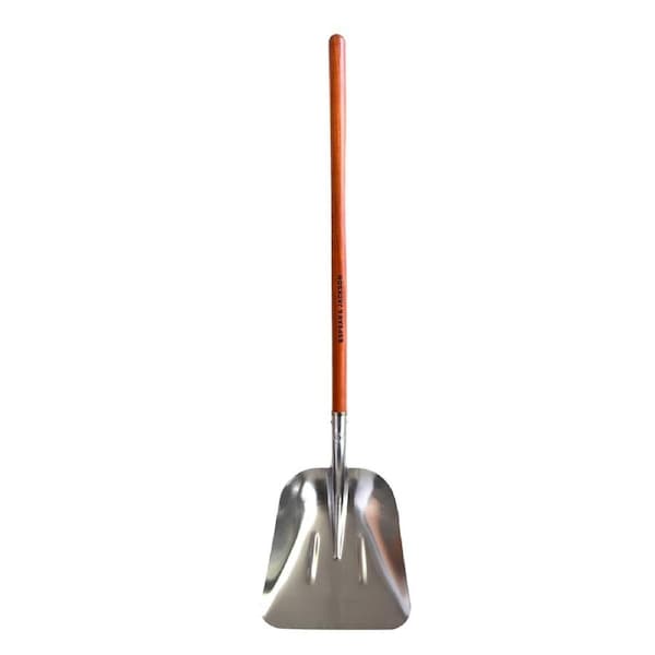 Spear & Jackson Aluminium Scoop Mulch Deep Head w/ Long Timber Handle 120cm SLV