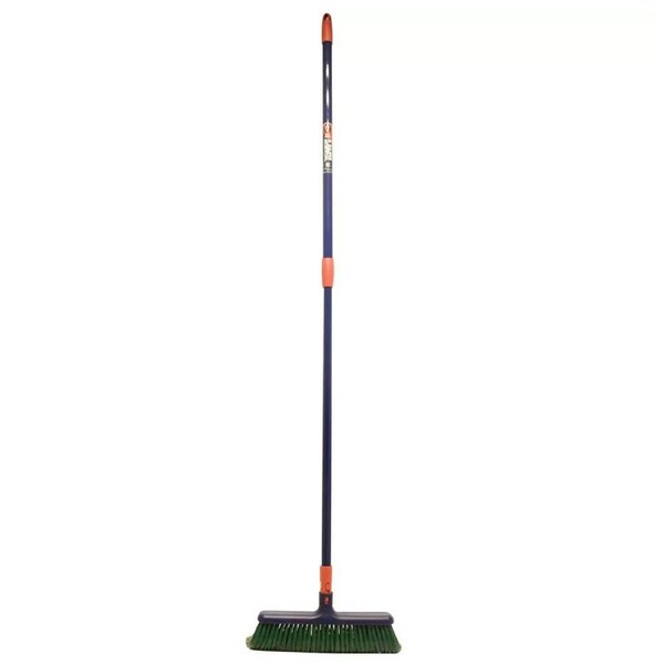 Spear & Jackson Telescopic Astro Turf Rake Brush Garden Curved Broom Tool