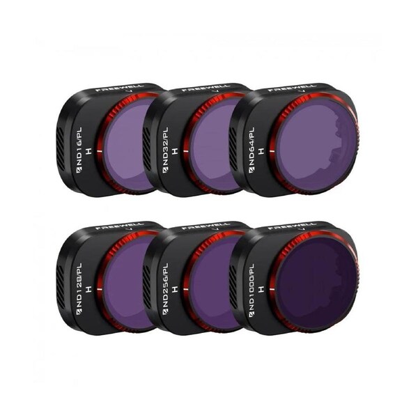 Freewell 6-Pack Bright Day Series Filter Set for DJI Mini 4 Pro