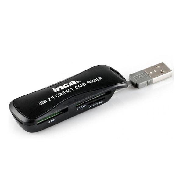 Inca USB2.0 SD mSD Pen SD and Micro SD Compact Card Reader