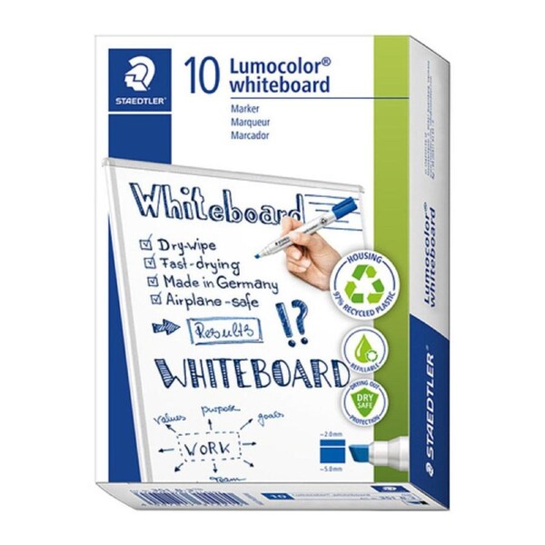 Staedtler W/B Mrk 351Chis Blu Bx10