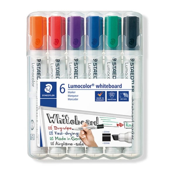 Staedtler W/BMrk 351 Chis Ast Wlt6