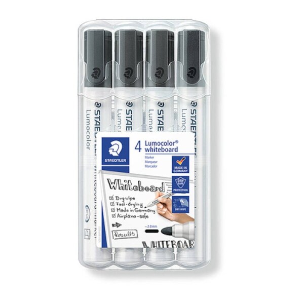 Staedtler W/BMrk 351 Bull Blk Wlt4