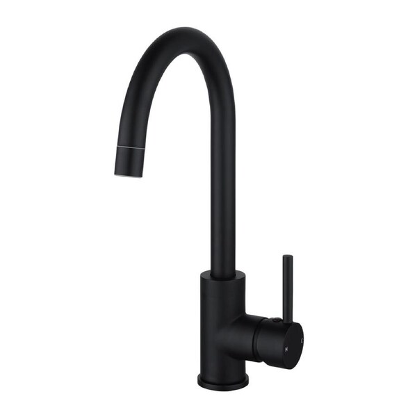2 Modes Black Kitchen Mixer Tap Laundry Sink Basin Vanity Faucet Swivel