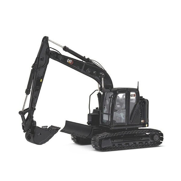 Diecast Masters 1:50 Scale Cat 315 Small Excavator Special Black Edition Model