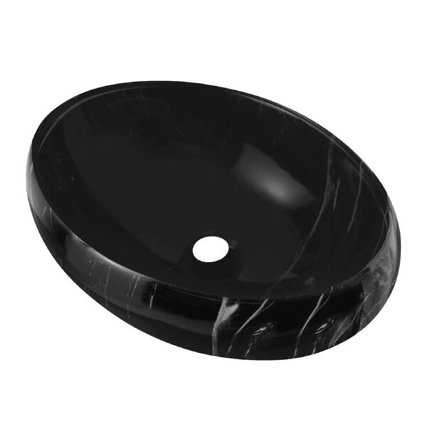 Black Bathroom Sink Basin Bath Vanity Vessel Washing Oval Hand Wash Bowl Ceramic Above Counter Toilet Countertop Modern Marble