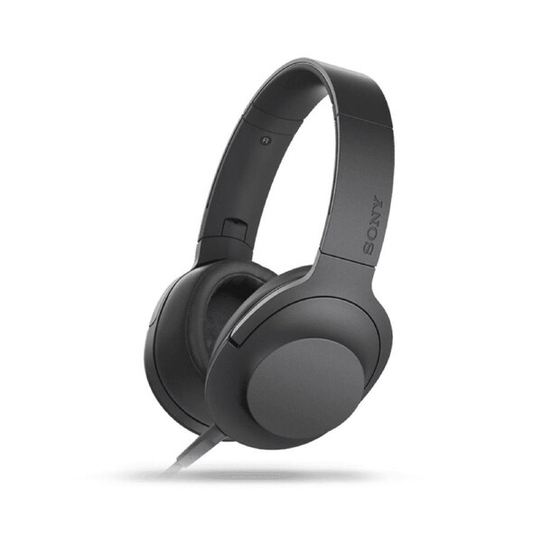 SONY h.ear on Premium Hi-Res Stereo Wired Headphones (Black)