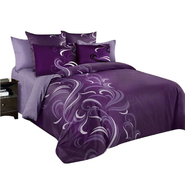 Ultra Soft Single Double Queen King Quilt Cover Set - Grandeur 2 Double