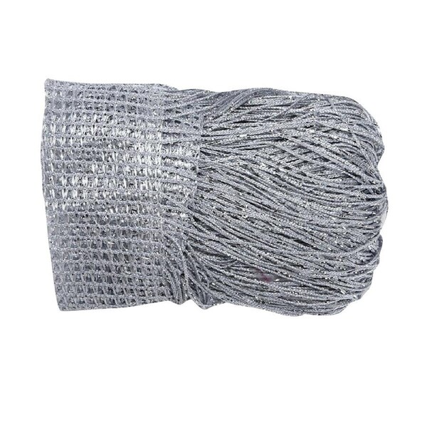 Screen Door Curtain Tassel String Divider Silver