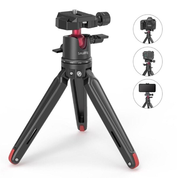 SmallRig Tabletop Mini Tripod with Panoramic Ball Head BUT2664