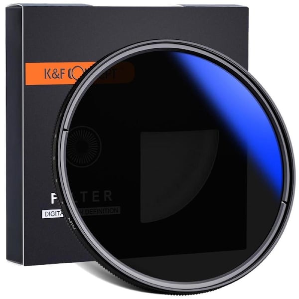 K&F Concept 77mm Variable Fader ND2-400 Japan Optics Blue Coated
