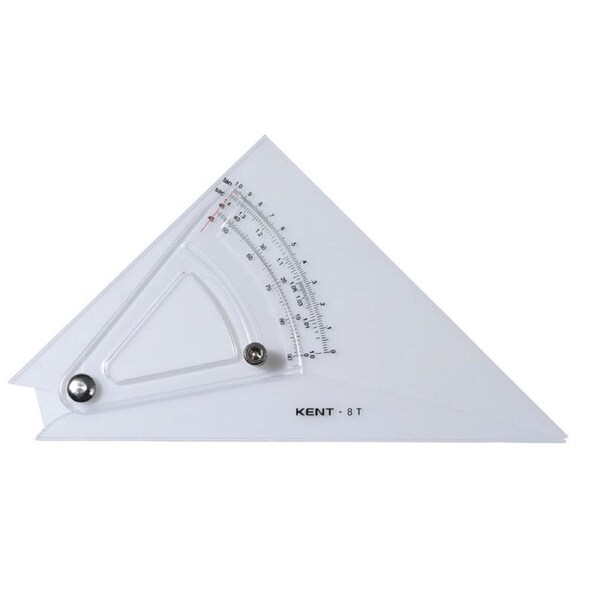 Kent Adjustable Set Square 10T 250mm Home/School Technical Drawing/Design