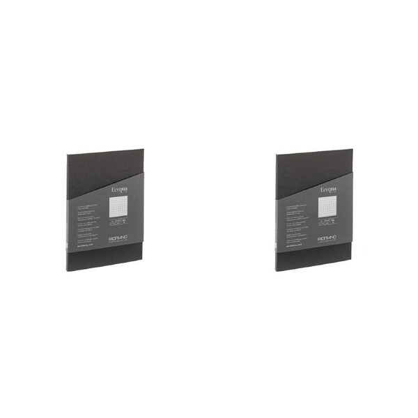 2x Fabriano Ecoqua Plus Turchese Dots Glued A4 Notebook Home School stationery