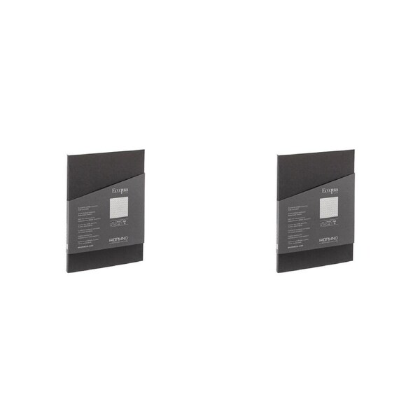 2x Fabriano Ecoqua Plus Dark Blue Lines Glued A4 Notebook Home School stationery