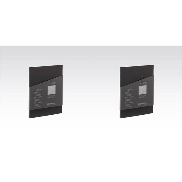2x Fabriano Ecoqua Plus Vino Lines Glued A4 Notebook Home School stationery