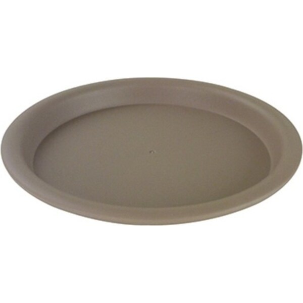 Homeleisure Balconia Round Indoor/Outdoor Plant Saucer For 35cm Pot Taupe