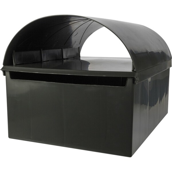 Home Leisure Paterson Large Letterbox Charcoal Outdoor Home Organisation