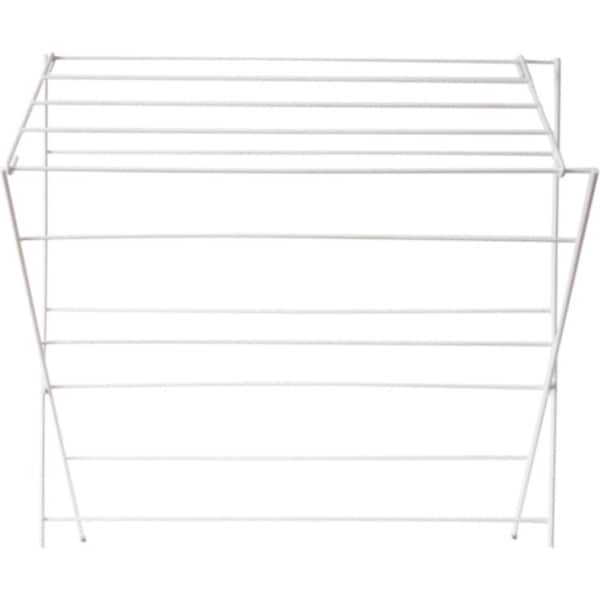 Homeleisure PE Coated Clothes Airer Laundry Hanging/Drying Rack Stand White