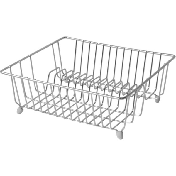 Homeleisure Stainless Steel Dish Drainer Kitchen Plate Drying Rack Mini SLV