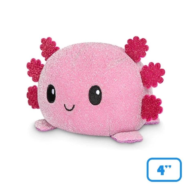Reversible Plushie - Axolotl Pink & Purple Plush
