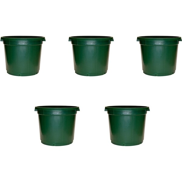 5x Homeleisure Reko Pot 430mm Planter Green Outdoor Decorative Garden Decor