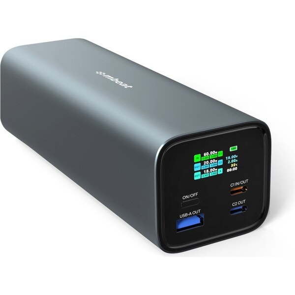 Mbeat Gorilla Power 27000mAh USB-C PD 140W Universal Portable Power Bank Black