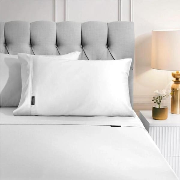 Sheraton Luxury Bamboo Luxe Sheet Set White Queen